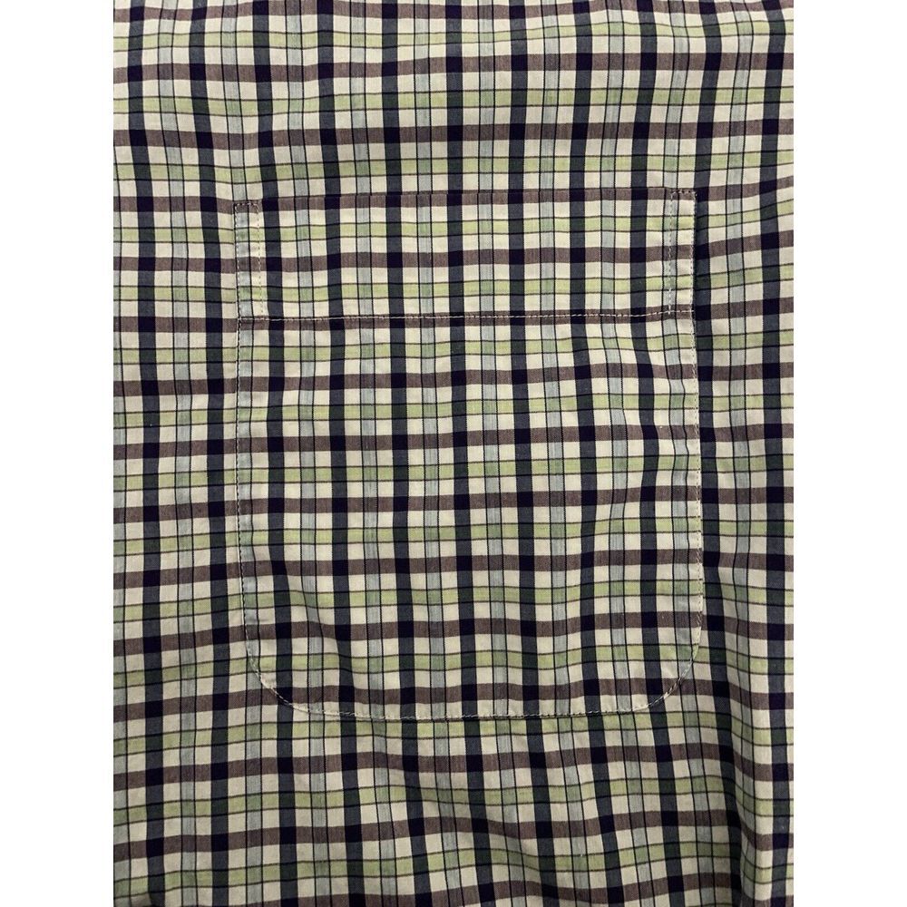 Peter‎ Millar Crown Shirt Mens Large Purple Check Cotton Button Up - Picture 6 of 6
